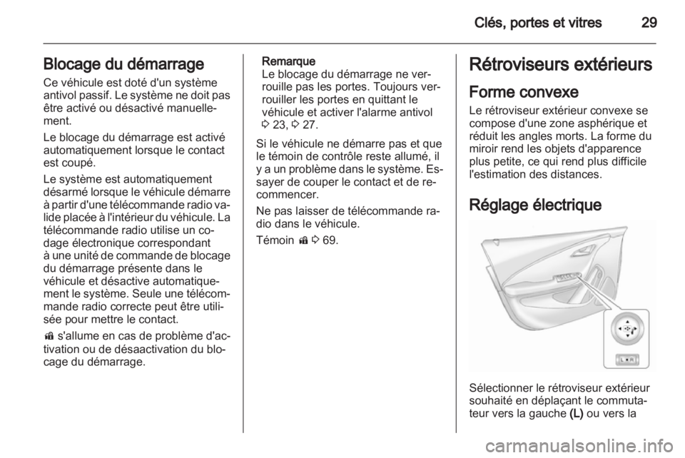 OPEL AMPERA 2012  Manuel dutilisation (in French) 