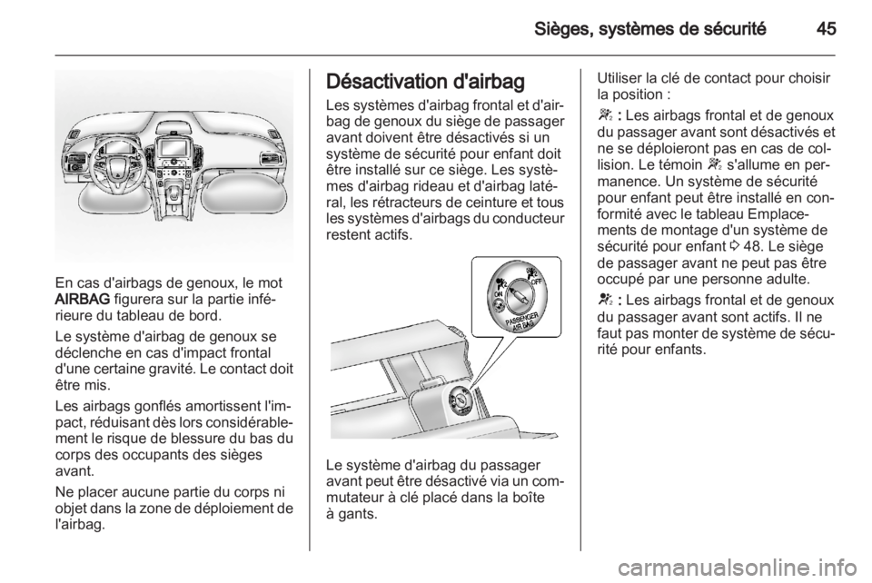 OPEL AMPERA 2012  Manuel dutilisation (in French) 
