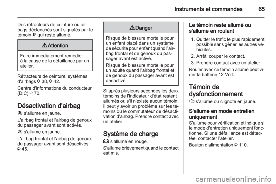 OPEL AMPERA 2012  Manuel dutilisation (in French) 