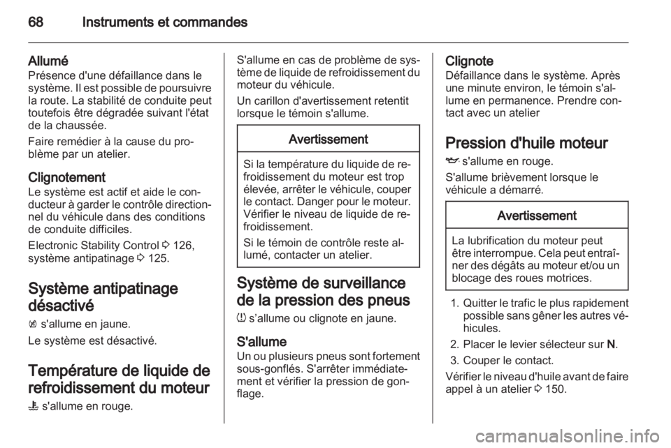 OPEL AMPERA 2012  Manuel dutilisation (in French) 