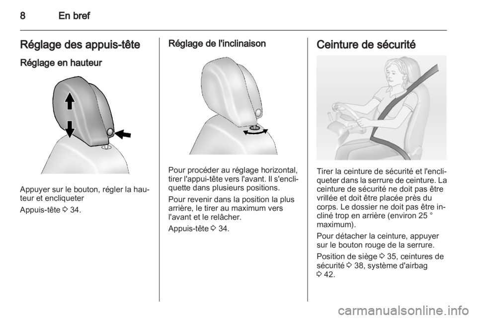 OPEL AMPERA 2012  Manuel dutilisation (in French) 