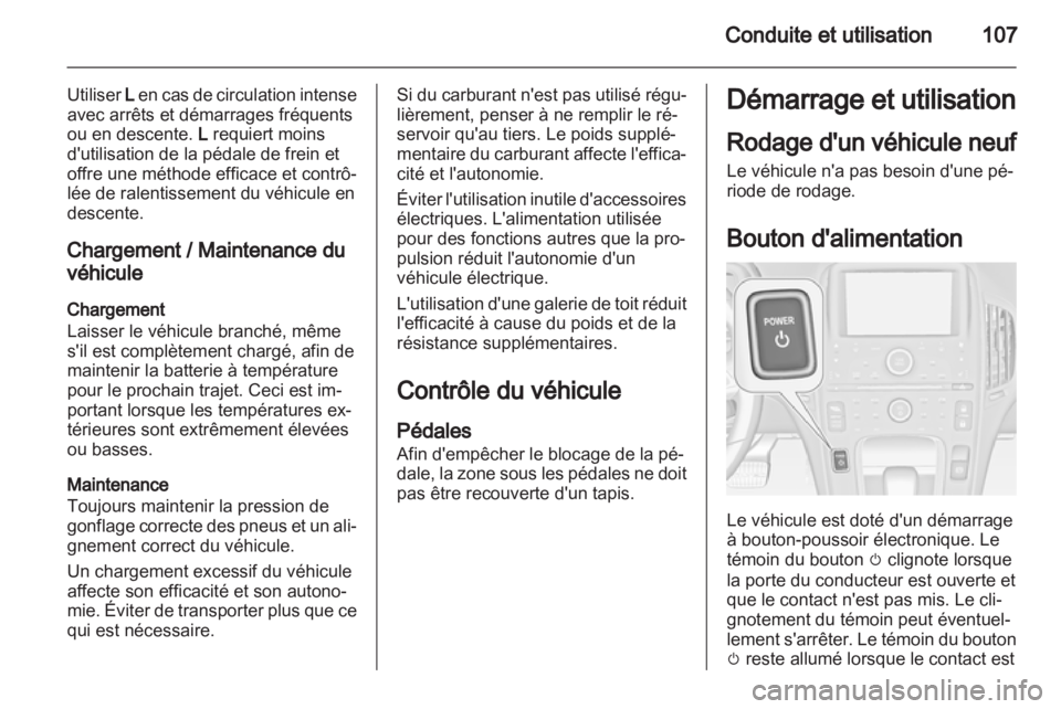 OPEL AMPERA 2012.5  Manuel dutilisation (in French) 