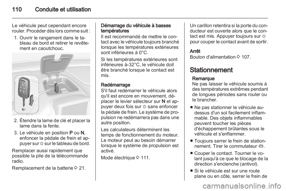 OPEL AMPERA 2012.5  Manuel dutilisation (in French) 