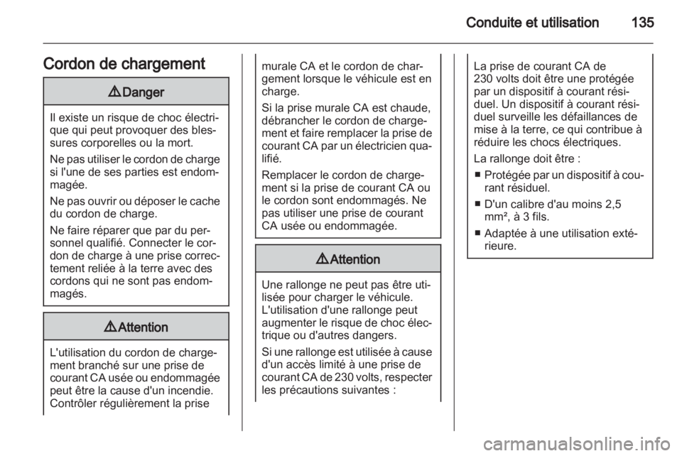 OPEL AMPERA 2012.5  Manuel dutilisation (in French) 