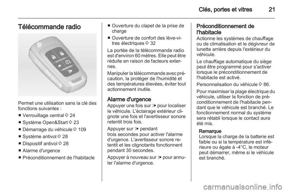 OPEL AMPERA 2012.5  Manuel dutilisation (in French) 