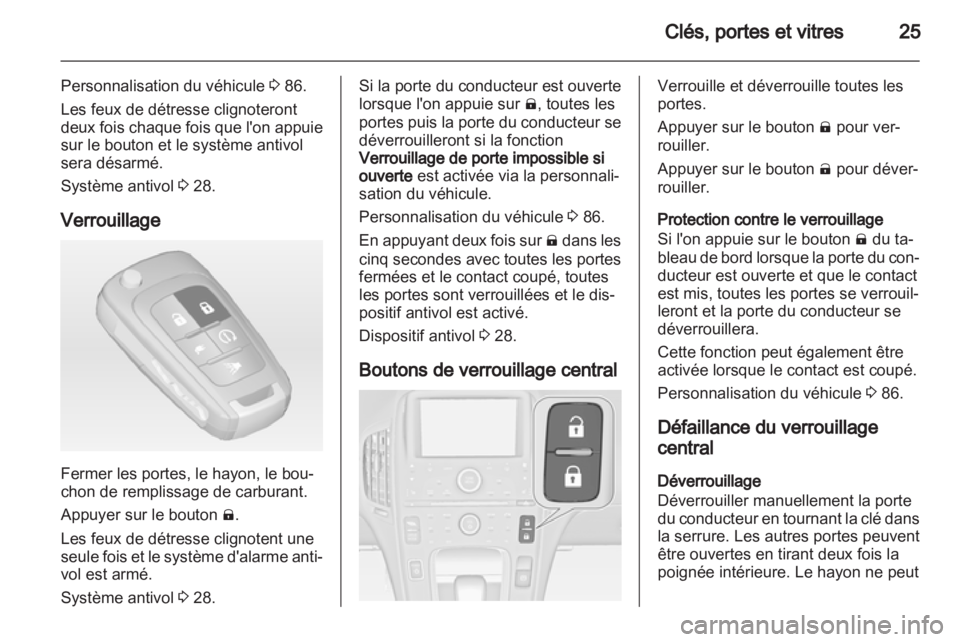 OPEL AMPERA 2012.5  Manuel dutilisation (in French) 