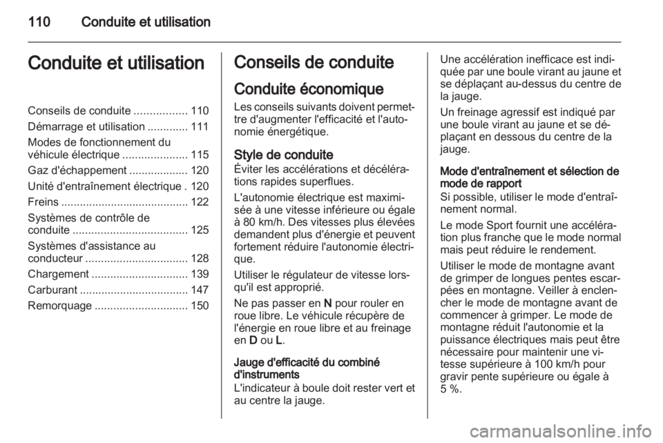 OPEL AMPERA 2013  Manuel dutilisation (in French) 