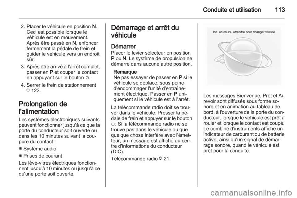 OPEL AMPERA 2013  Manuel dutilisation (in French) 