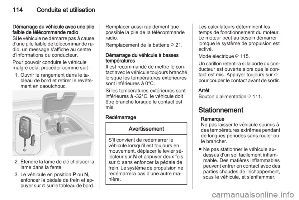 OPEL AMPERA 2013  Manuel dutilisation (in French) 