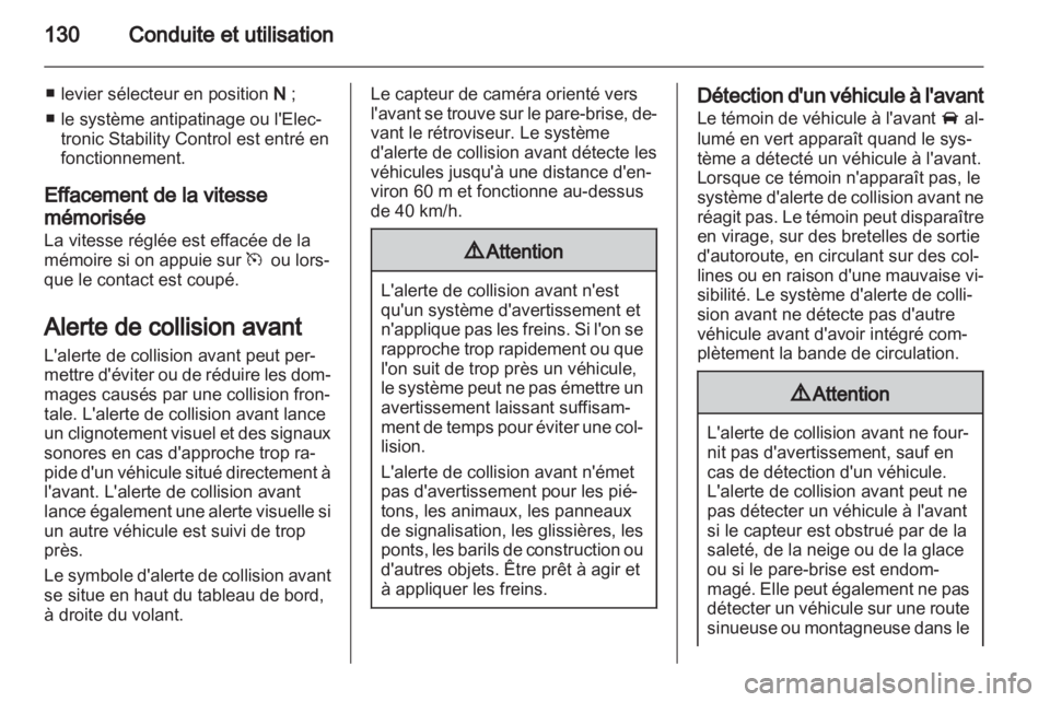 OPEL AMPERA 2013  Manuel dutilisation (in French) 