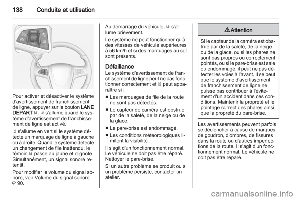 OPEL AMPERA 2013  Manuel dutilisation (in French) 