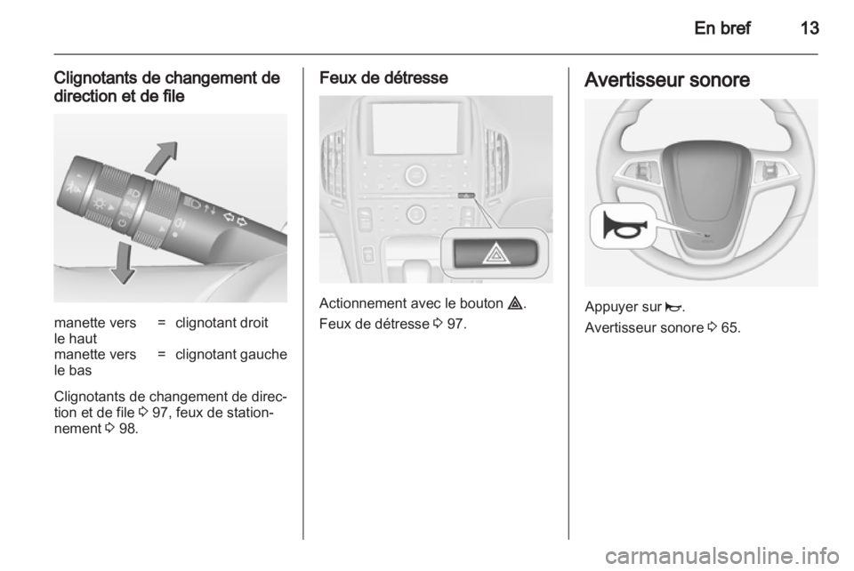 OPEL AMPERA 2013  Manuel dutilisation (in French) 