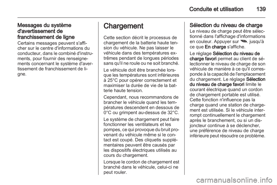 OPEL AMPERA 2013  Manuel dutilisation (in French) 