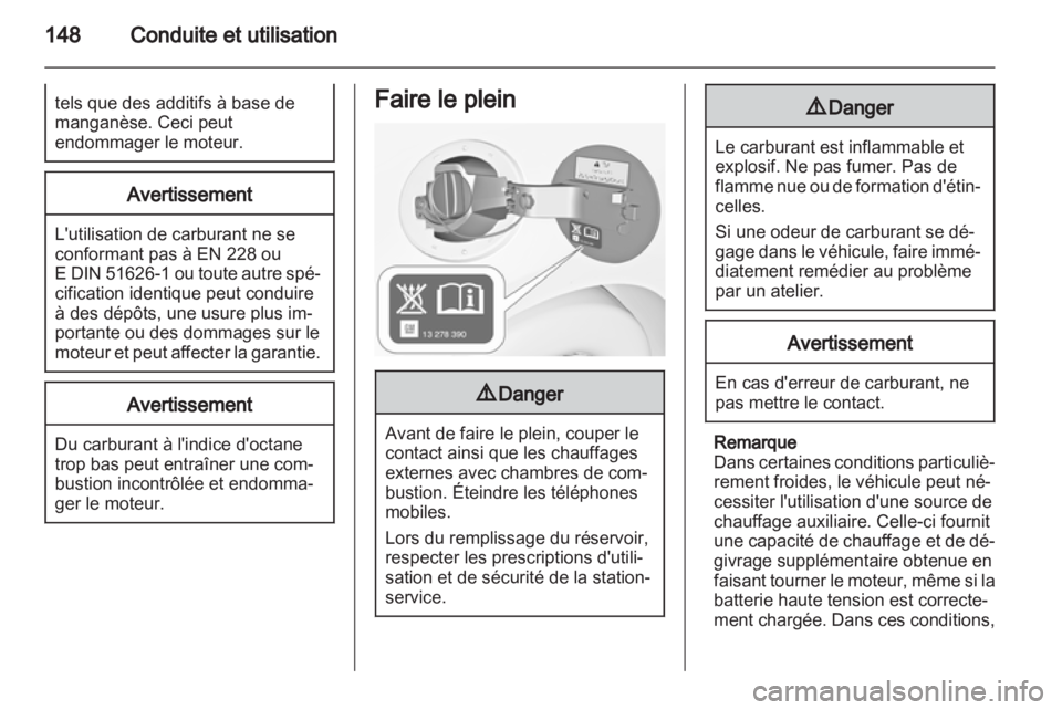 OPEL AMPERA 2013  Manuel dutilisation (in French) 