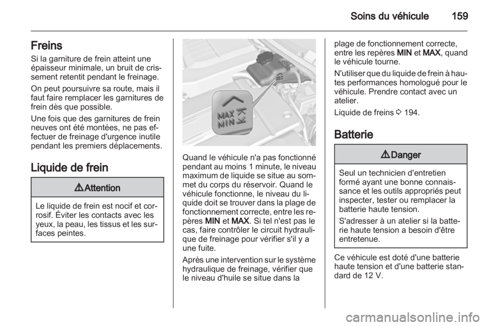 OPEL AMPERA 2013  Manuel dutilisation (in French) 