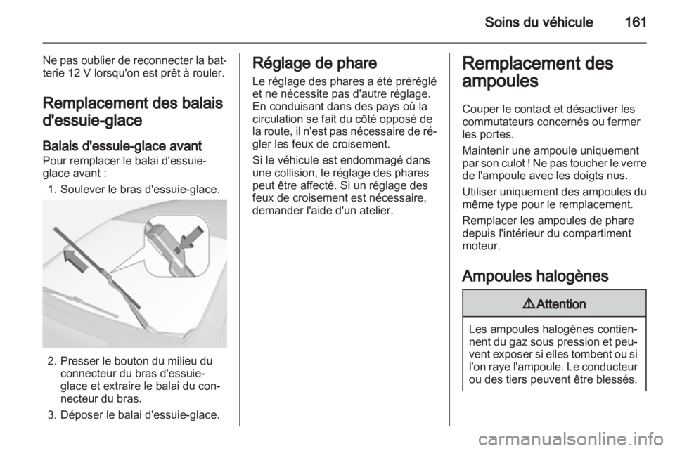 OPEL AMPERA 2013  Manuel dutilisation (in French) 