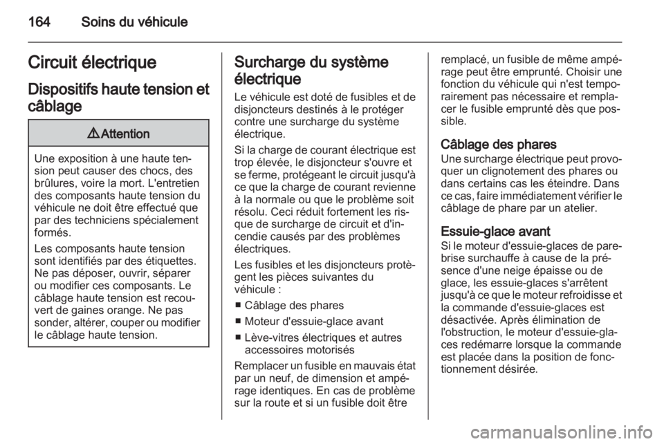 OPEL AMPERA 2013  Manuel dutilisation (in French) 