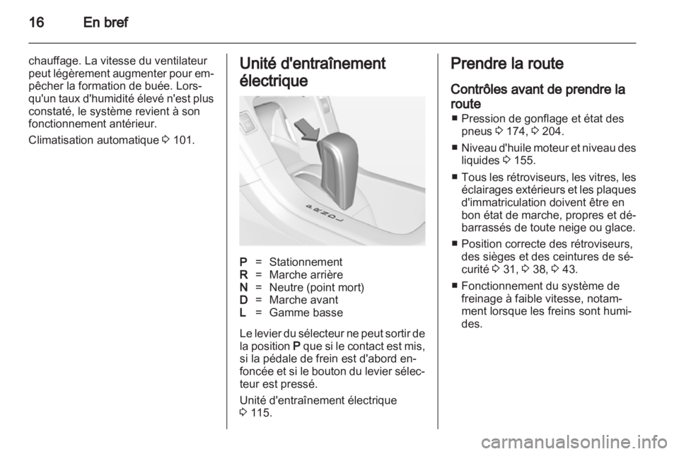 OPEL AMPERA 2013  Manuel dutilisation (in French) 