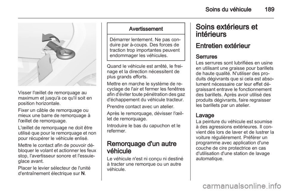 OPEL AMPERA 2013  Manuel dutilisation (in French) 