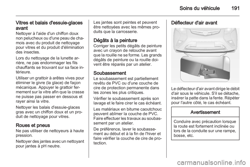 OPEL AMPERA 2013  Manuel dutilisation (in French) 