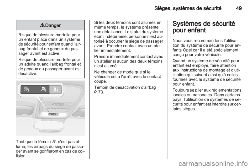 OPEL AMPERA 2013  Manuel dutilisation (in French) 