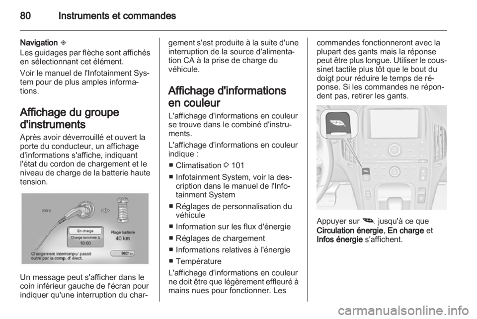 OPEL AMPERA 2013  Manuel dutilisation (in French) 