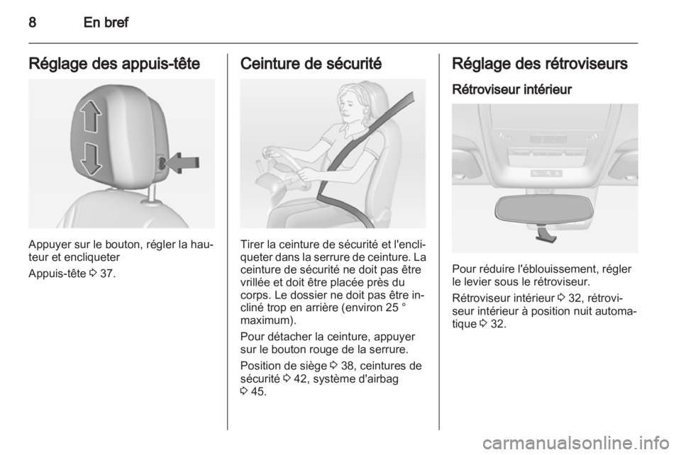 OPEL AMPERA 2013  Manuel dutilisation (in French) 