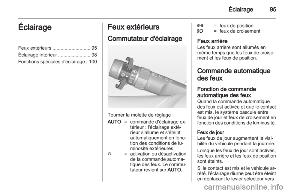 OPEL AMPERA 2013  Manuel dutilisation (in French) 