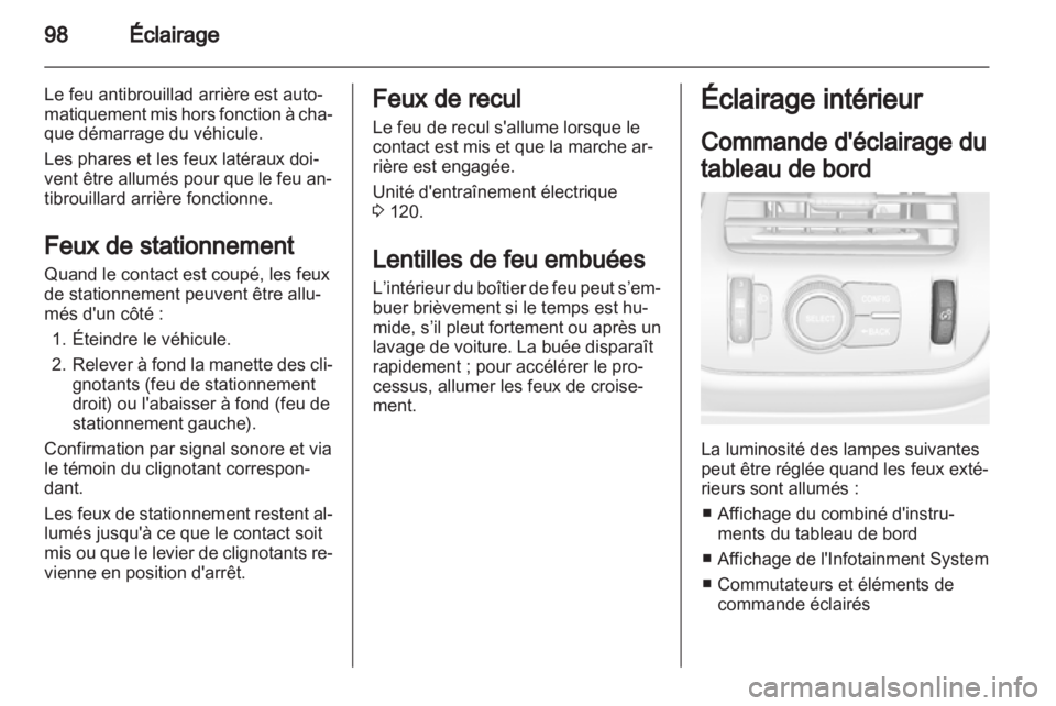 OPEL AMPERA 2013  Manuel dutilisation (in French) 