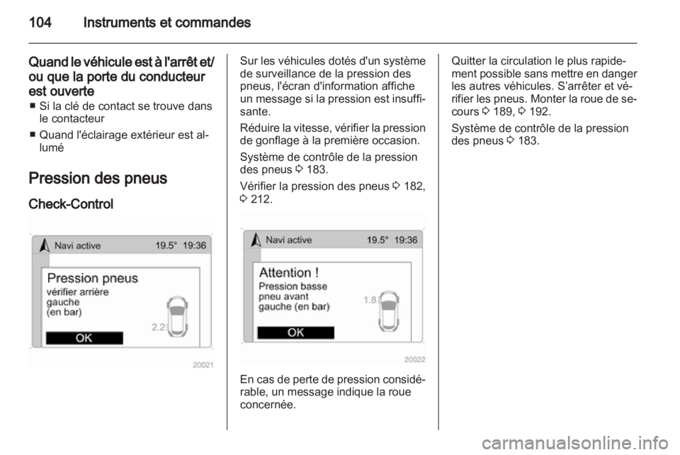 OPEL ANTARA 2011  Manuel dutilisation (in French) 