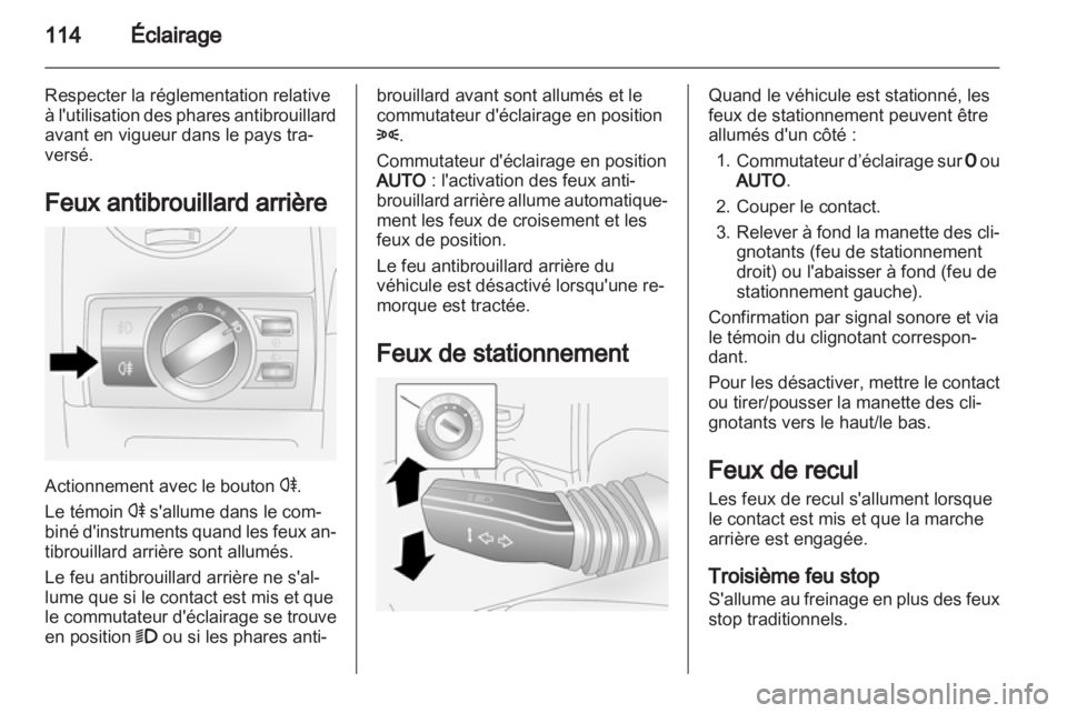 OPEL ANTARA 2011  Manuel dutilisation (in French) 