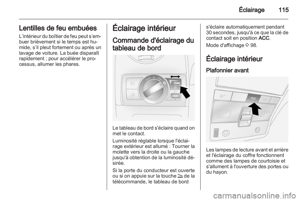 OPEL ANTARA 2011  Manuel dutilisation (in French) 