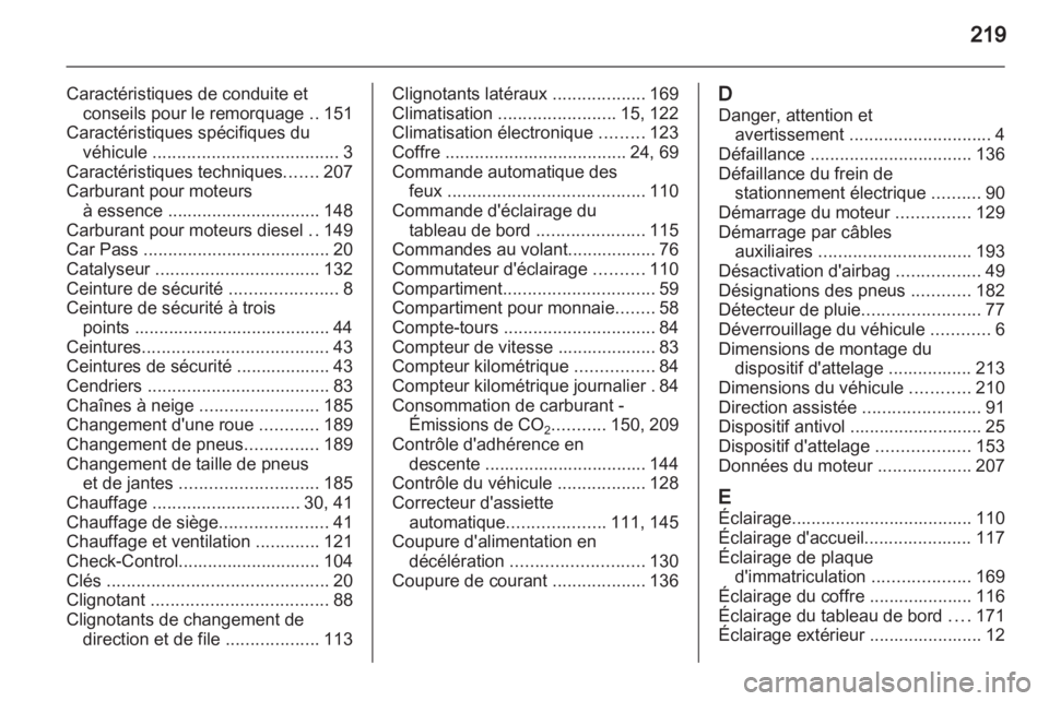 OPEL ANTARA 2011  Manuel dutilisation (in French) 