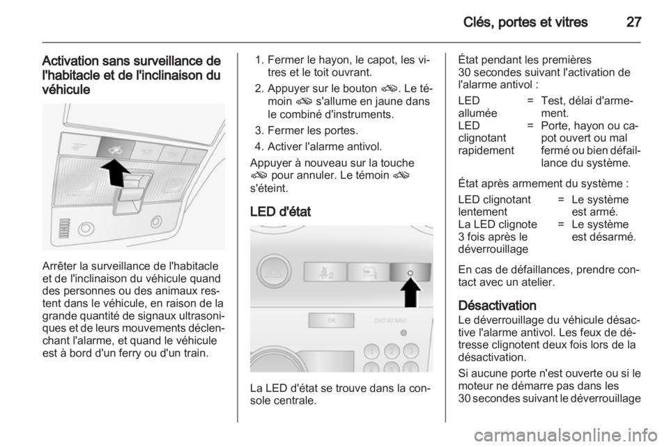 OPEL ANTARA 2011  Manuel dutilisation (in French) 