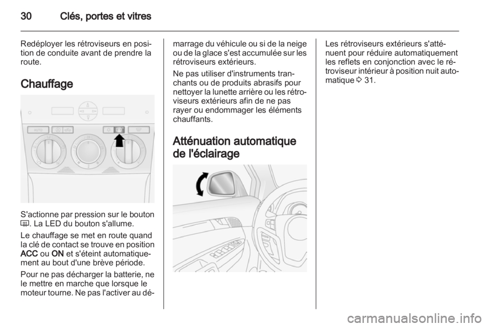 OPEL ANTARA 2011  Manuel dutilisation (in French) 