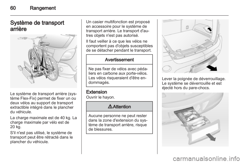 OPEL ANTARA 2011  Manuel dutilisation (in French) 