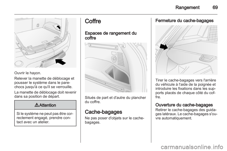 OPEL ANTARA 2011  Manuel dutilisation (in French) 