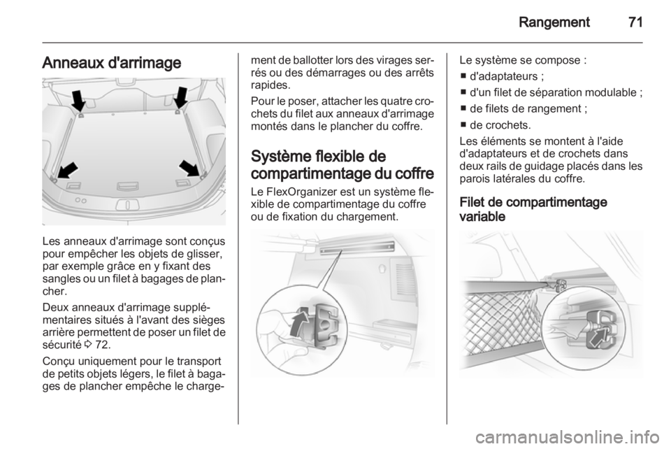 OPEL ANTARA 2011  Manuel dutilisation (in French) 