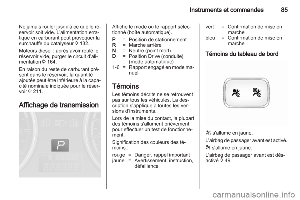 OPEL ANTARA 2011  Manuel dutilisation (in French) 