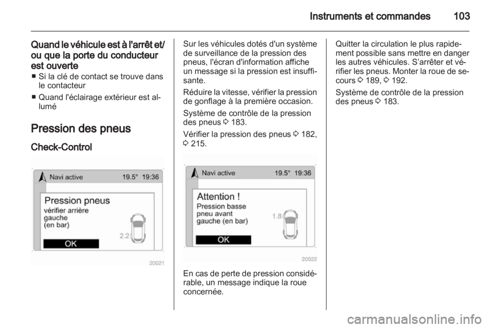 OPEL ANTARA 2012.5  Manuel dutilisation (in French) 