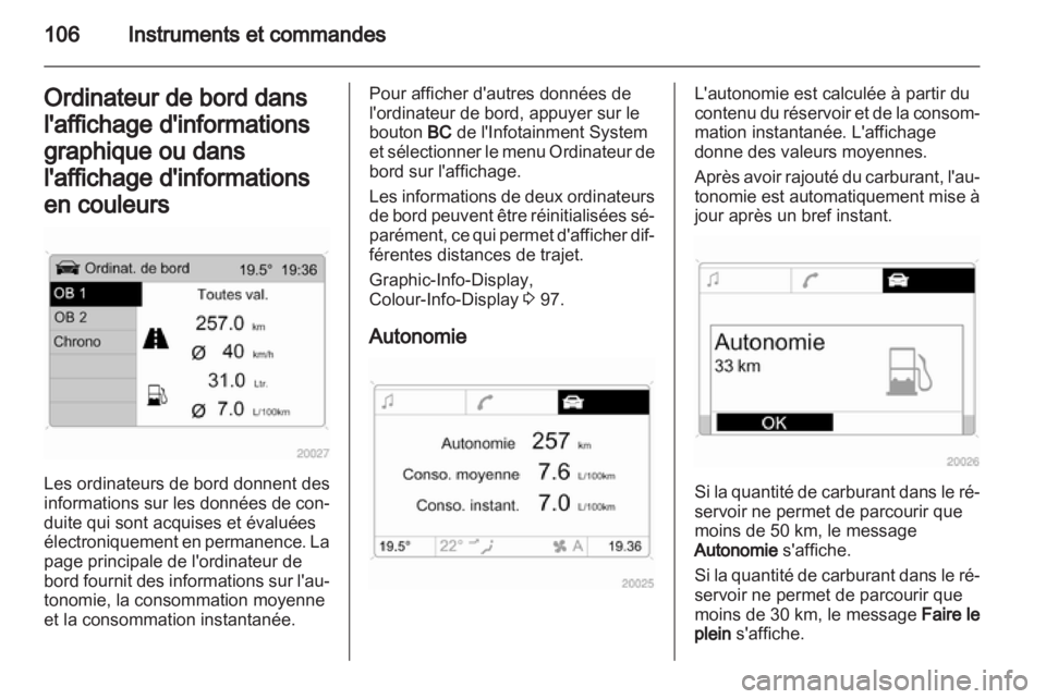 OPEL ANTARA 2012.5  Manuel dutilisation (in French) 