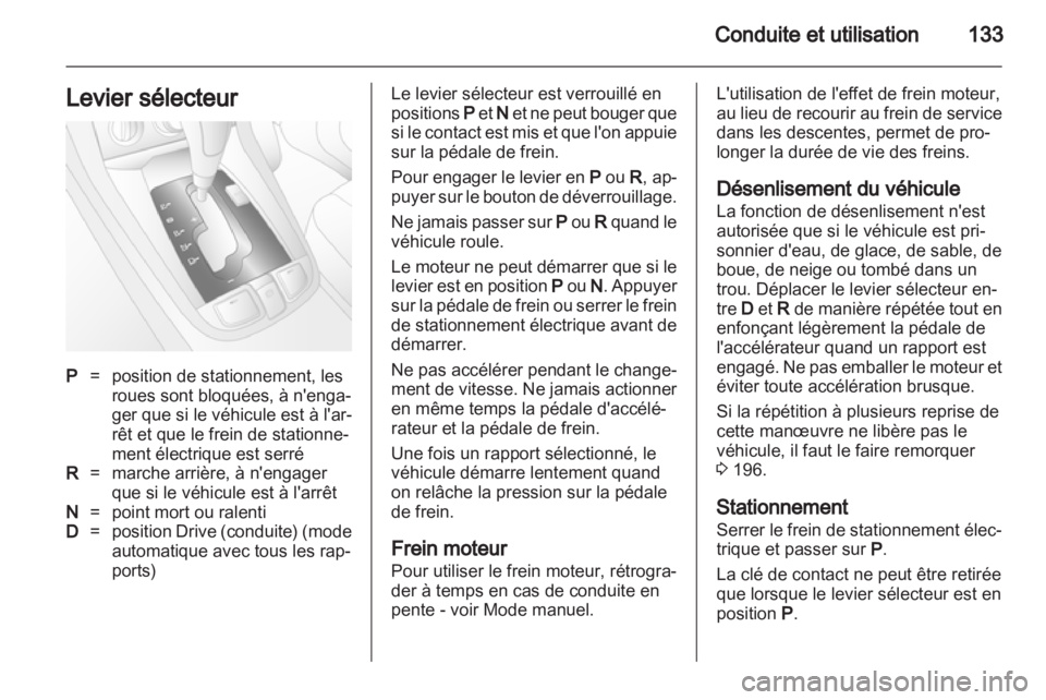 OPEL ANTARA 2012.5  Manuel dutilisation (in French) 