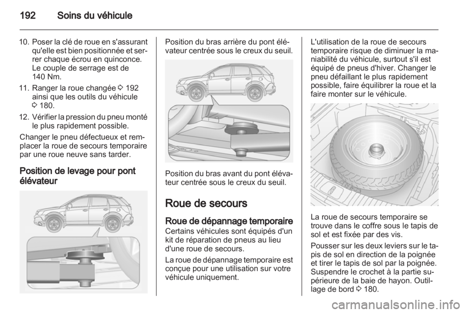 OPEL ANTARA 2012.5  Manuel dutilisation (in French) 
