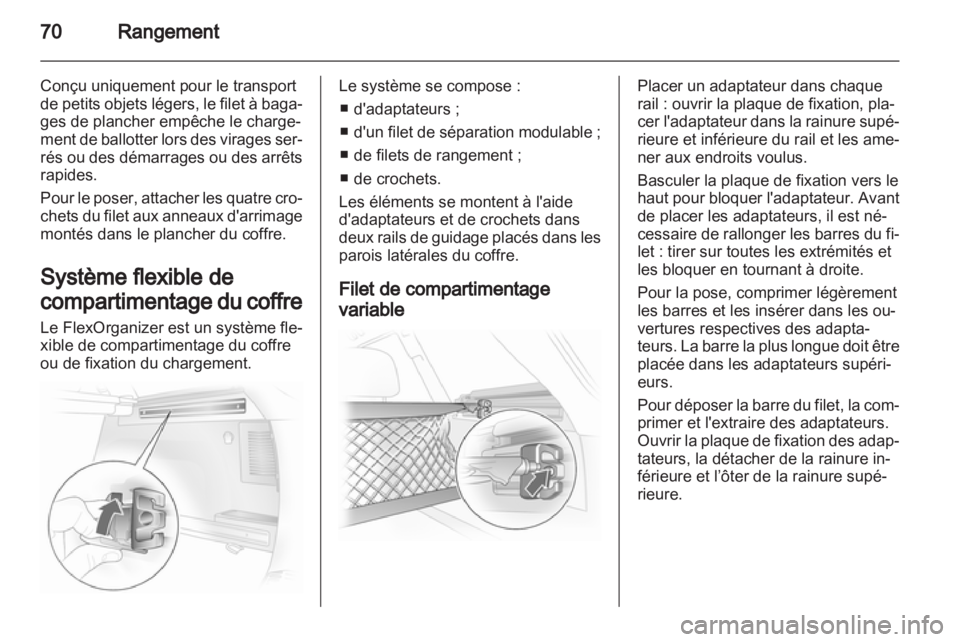 OPEL ANTARA 2012.5  Manuel dutilisation (in French) 