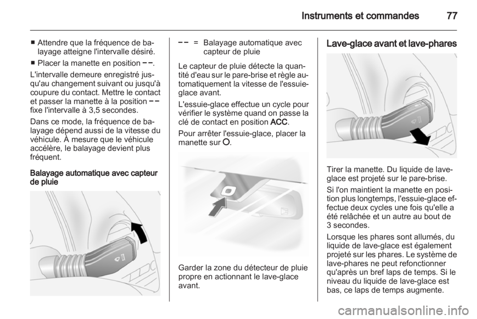OPEL ANTARA 2012.5  Manuel dutilisation (in French) 
