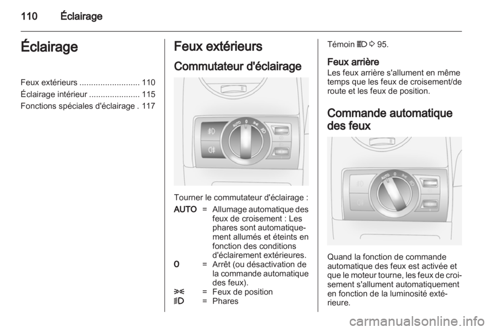 OPEL ANTARA 2013.5  Manuel dutilisation (in French) 