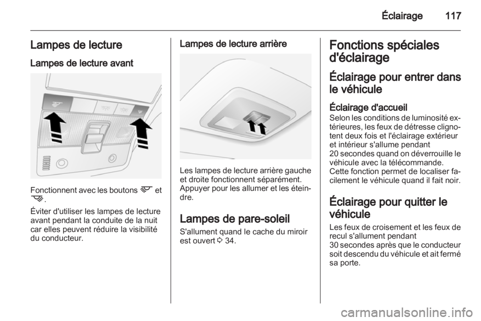 OPEL ANTARA 2013.5  Manuel dutilisation (in French) 