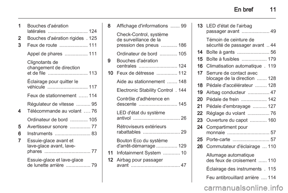OPEL ANTARA 2013.5  Manuel dutilisation (in French) 
