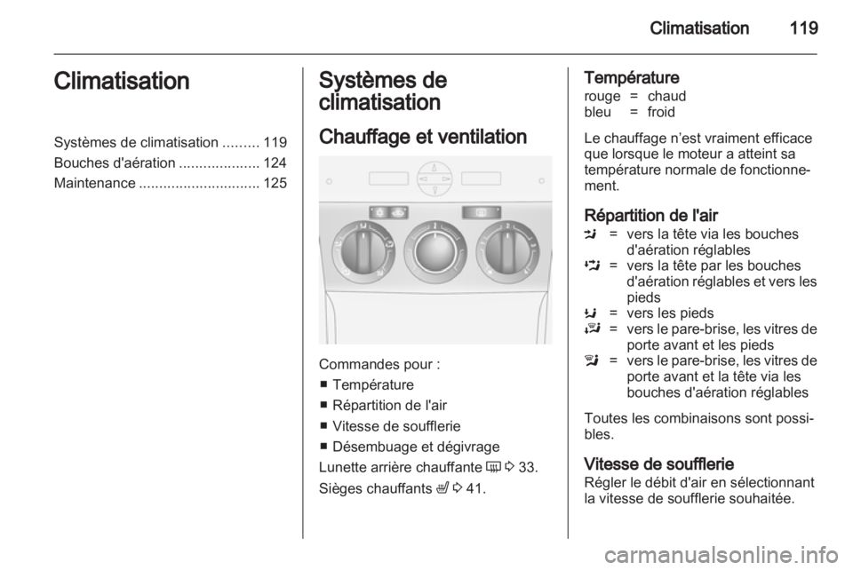 OPEL ANTARA 2013.5  Manuel dutilisation (in French) 