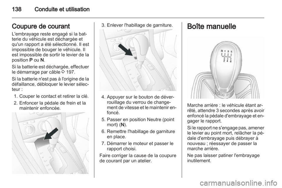 OPEL ANTARA 2013.5  Manuel dutilisation (in French) 